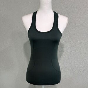 lululemon athletica Black Seamless Scoop Tank with Racerback